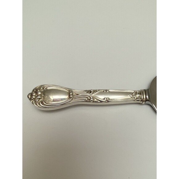 Antique STERLING SILVER Handle Pastry Server Dessert Cake Pie Stainless Blade - Picture 3 of 6